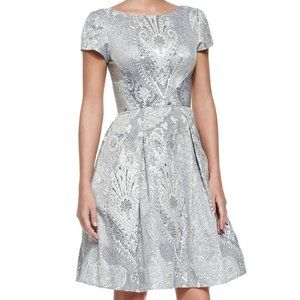 EUC Theia A Line Baroque Knee Length Party Dress